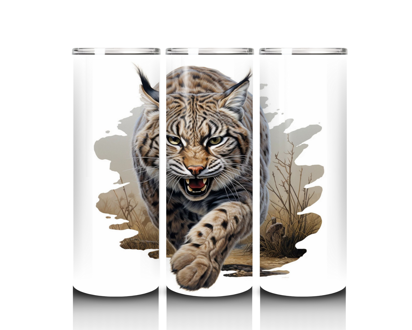 20 oz Fierce Bobcat Tumbler