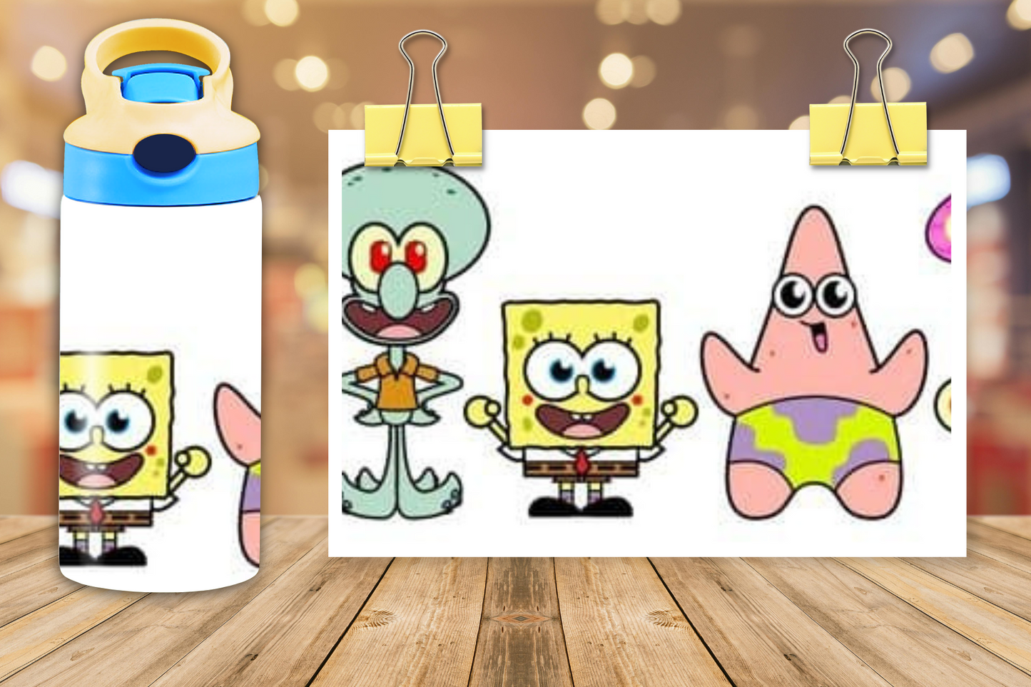 12 oz Spongebob Water Bottle