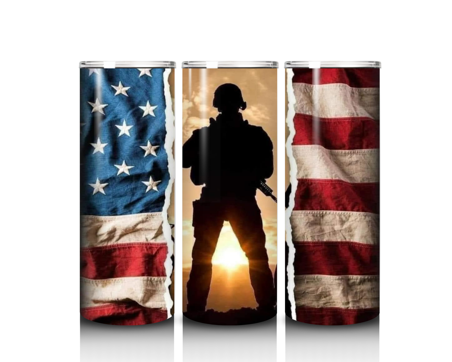 Military and Flag Tumbler