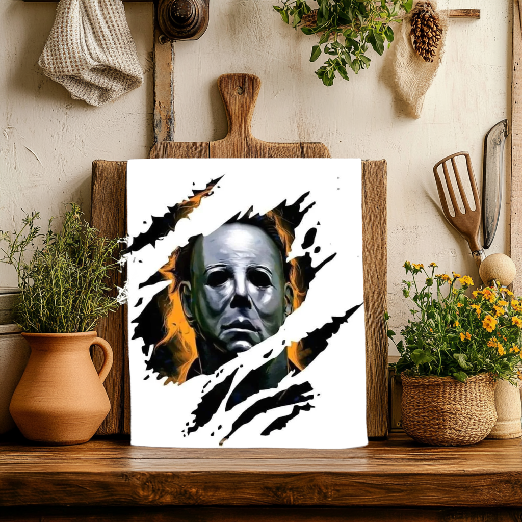 Michael Myers Dish Towel