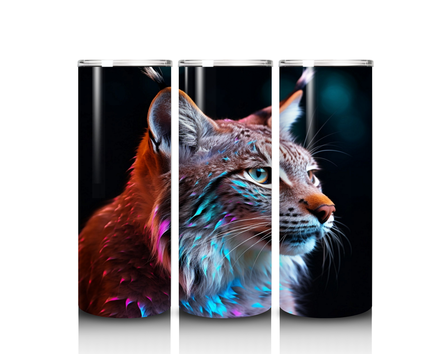 20 oz Bobcat Head Tumbler