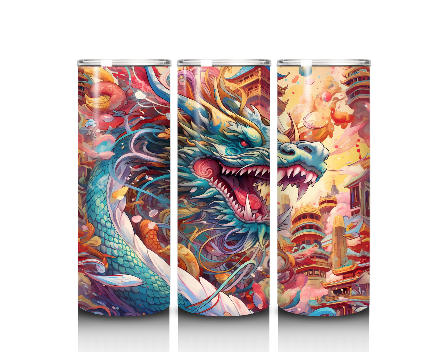 20 oz Oriental Dragon Tumbler