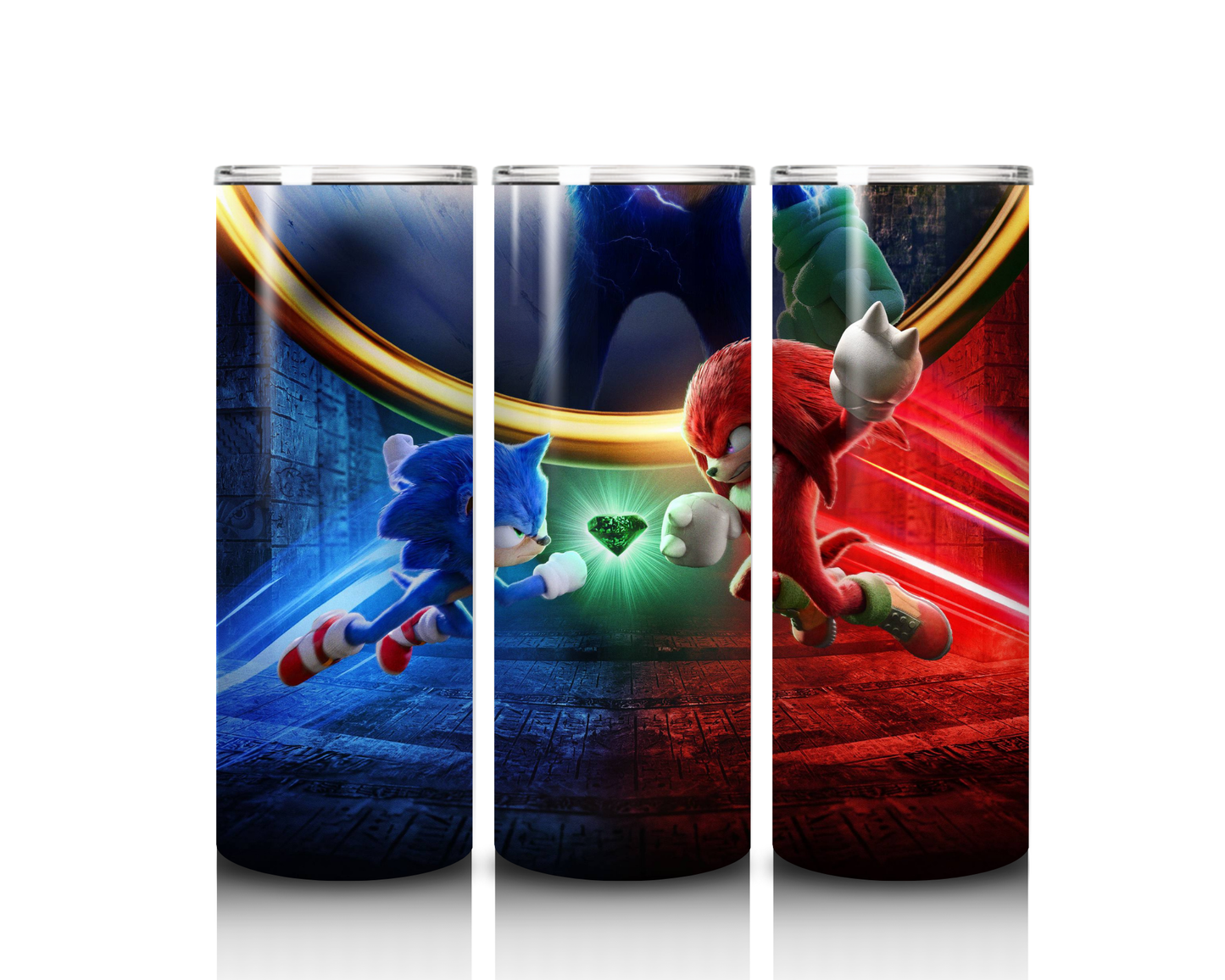 20 oz Sonic and Knuckles Tumbler
