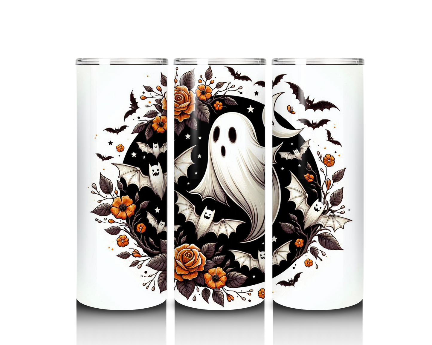 Ghost and Bats Tumbler