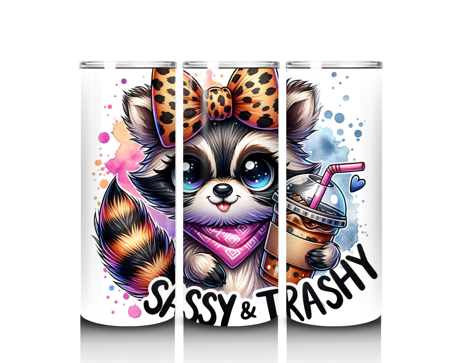 20 oz Sassy & Trashy Tumbler
