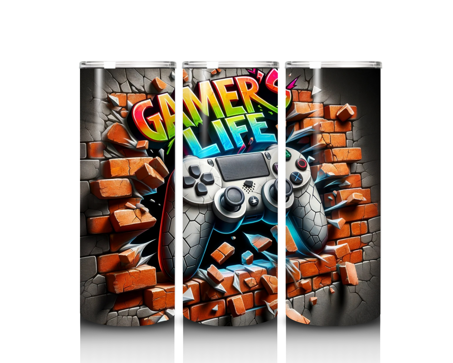 20 oz Gamer Life Tumbler