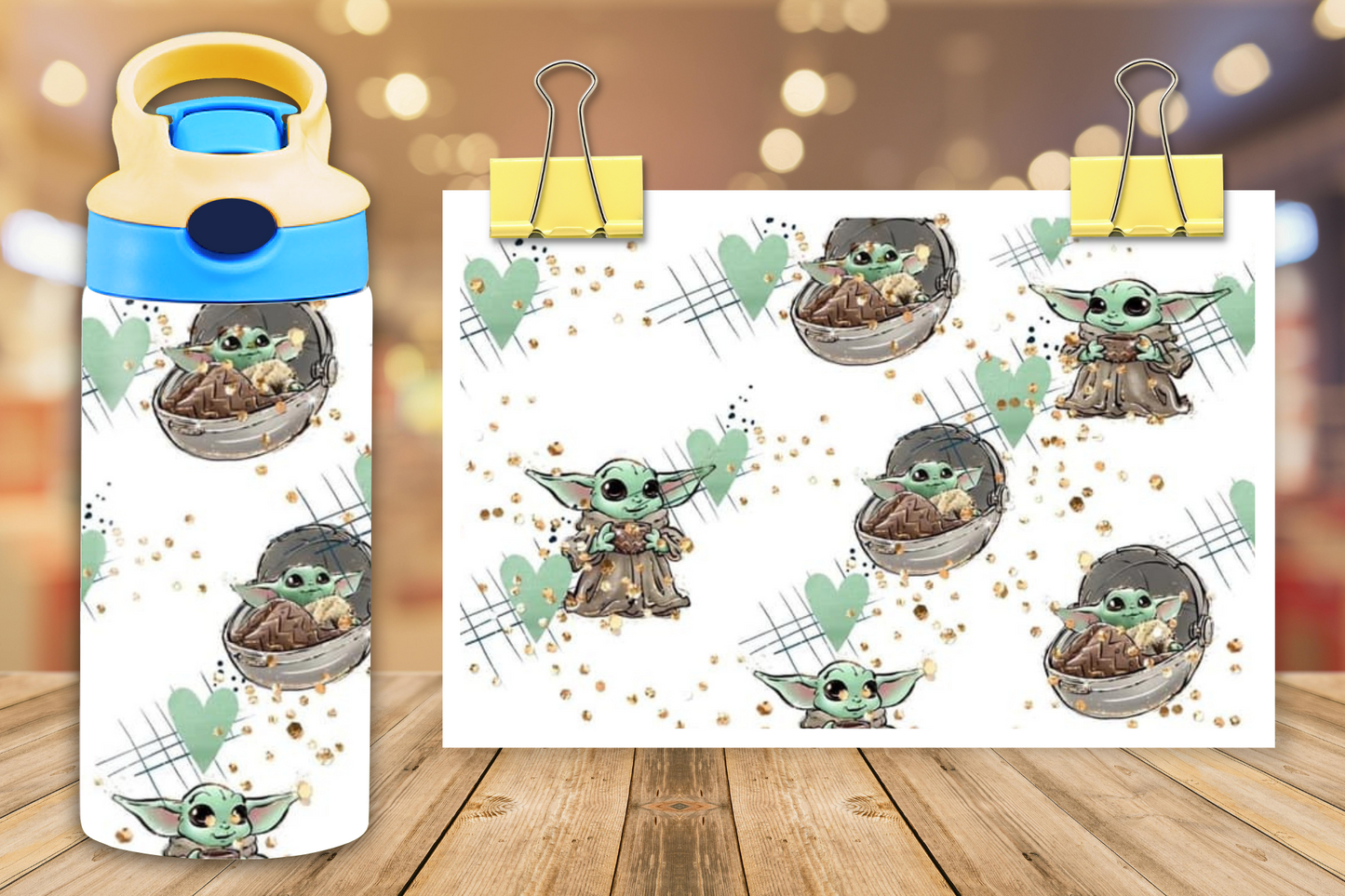 12 oz Grogu Water Bottle