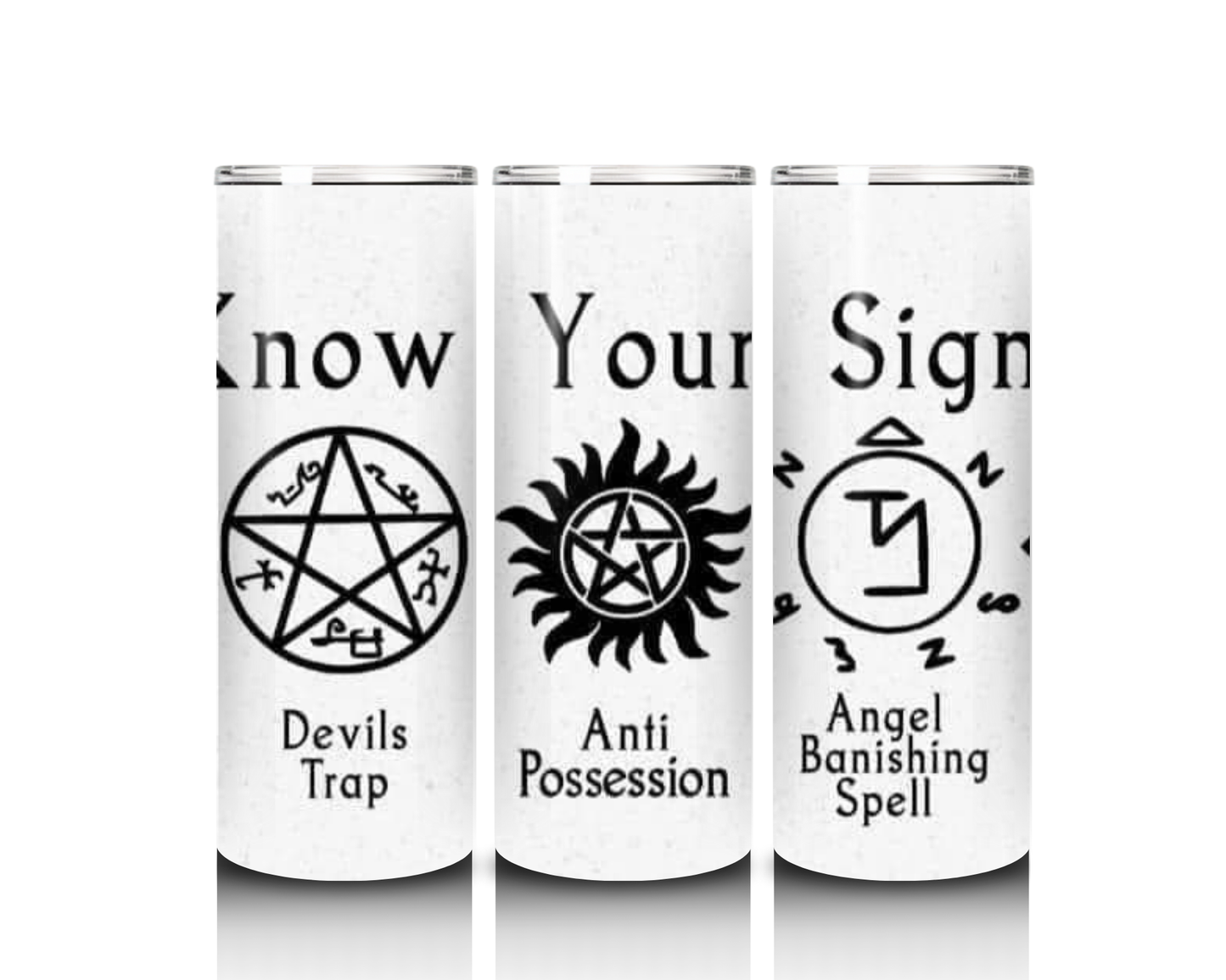 20 oz Supernatural Know Your Sign Tumbler