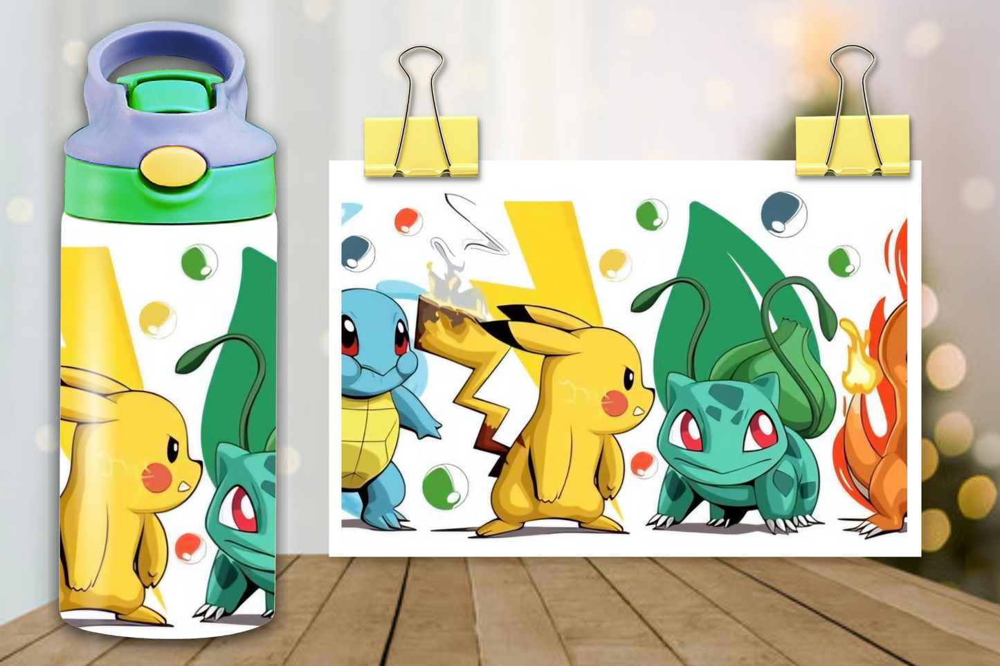 12 oz Pokemon Water Bottle