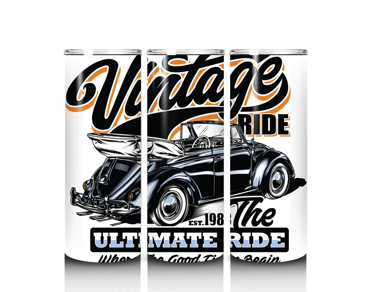 20 oz Vintage VW Convertible Tumbler
