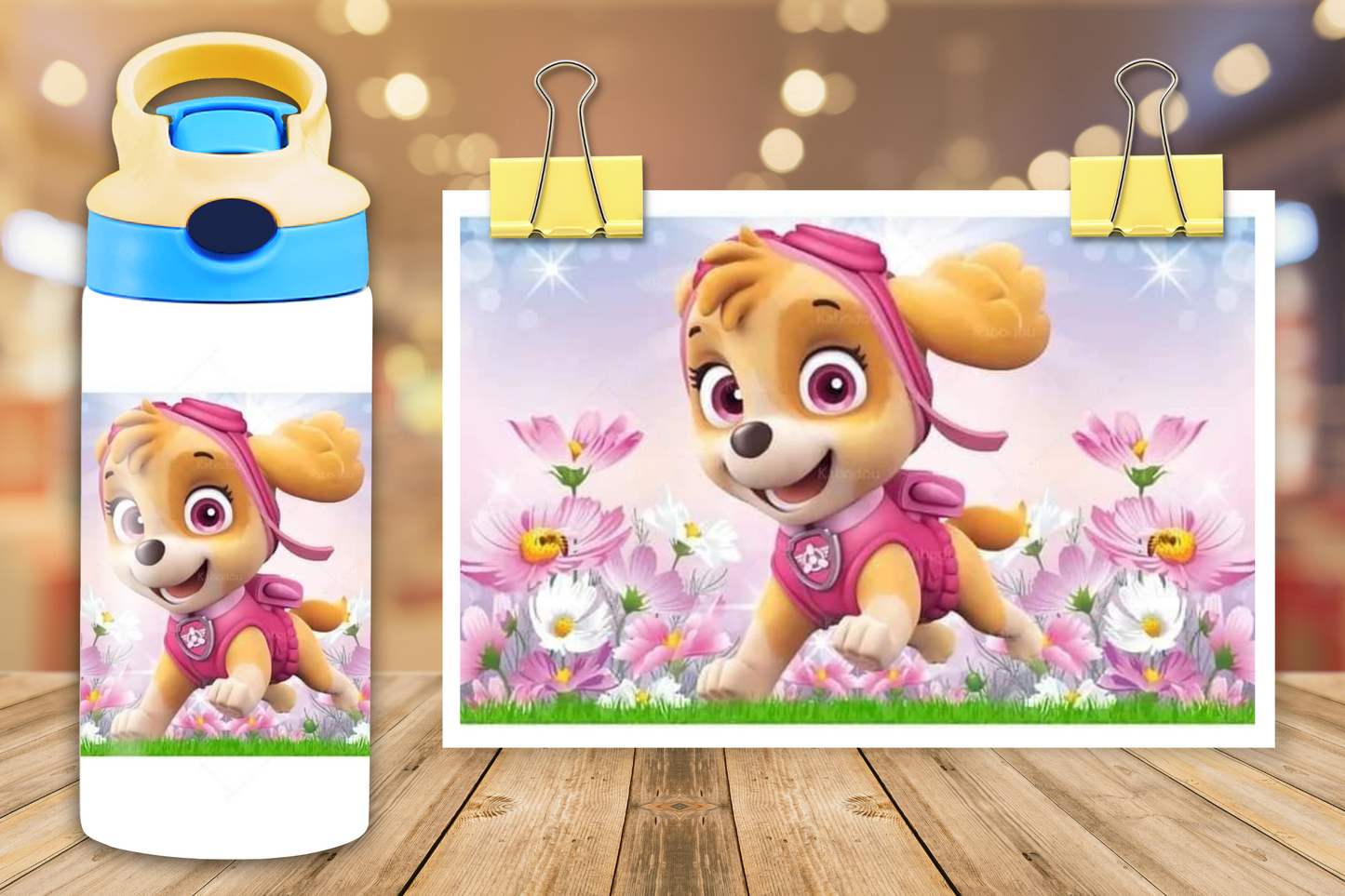 12 oz Paw Patrol Sky Water Bottle