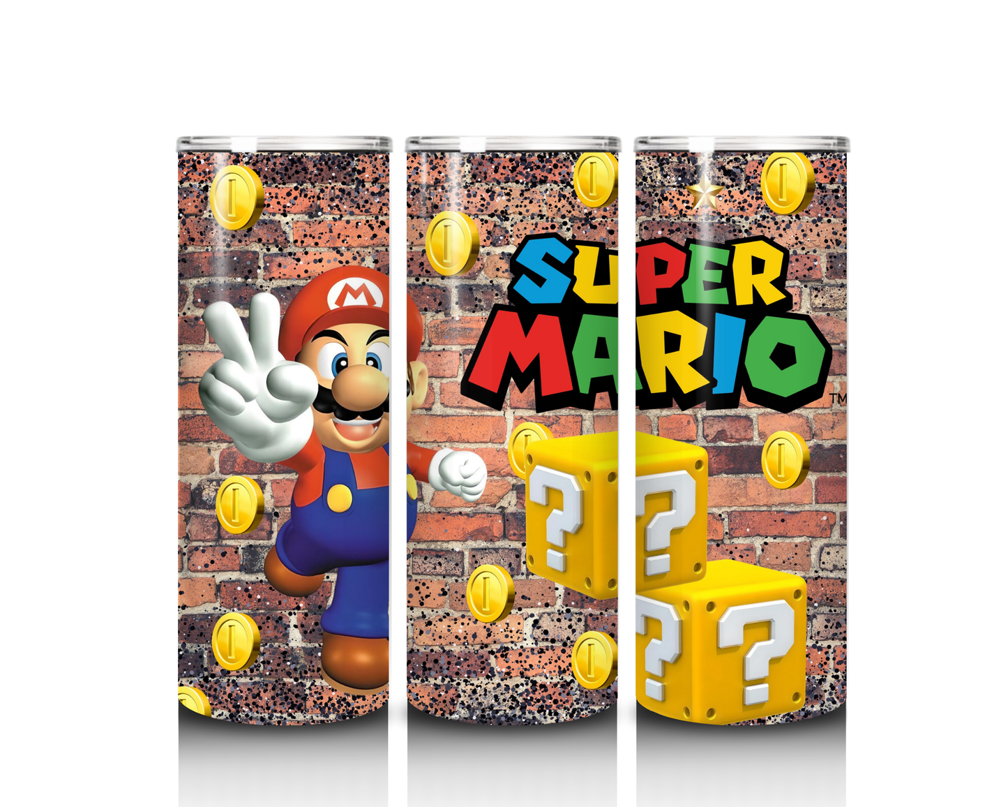 20 oz Super Mario with Blocks Tumbler