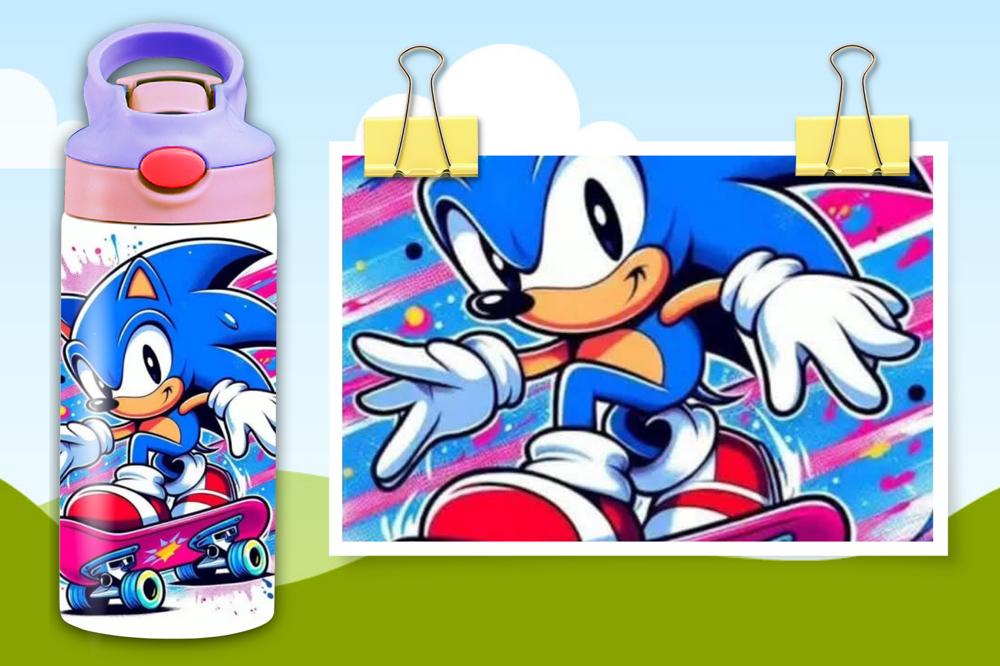 12 oz Sonic Water Bottle