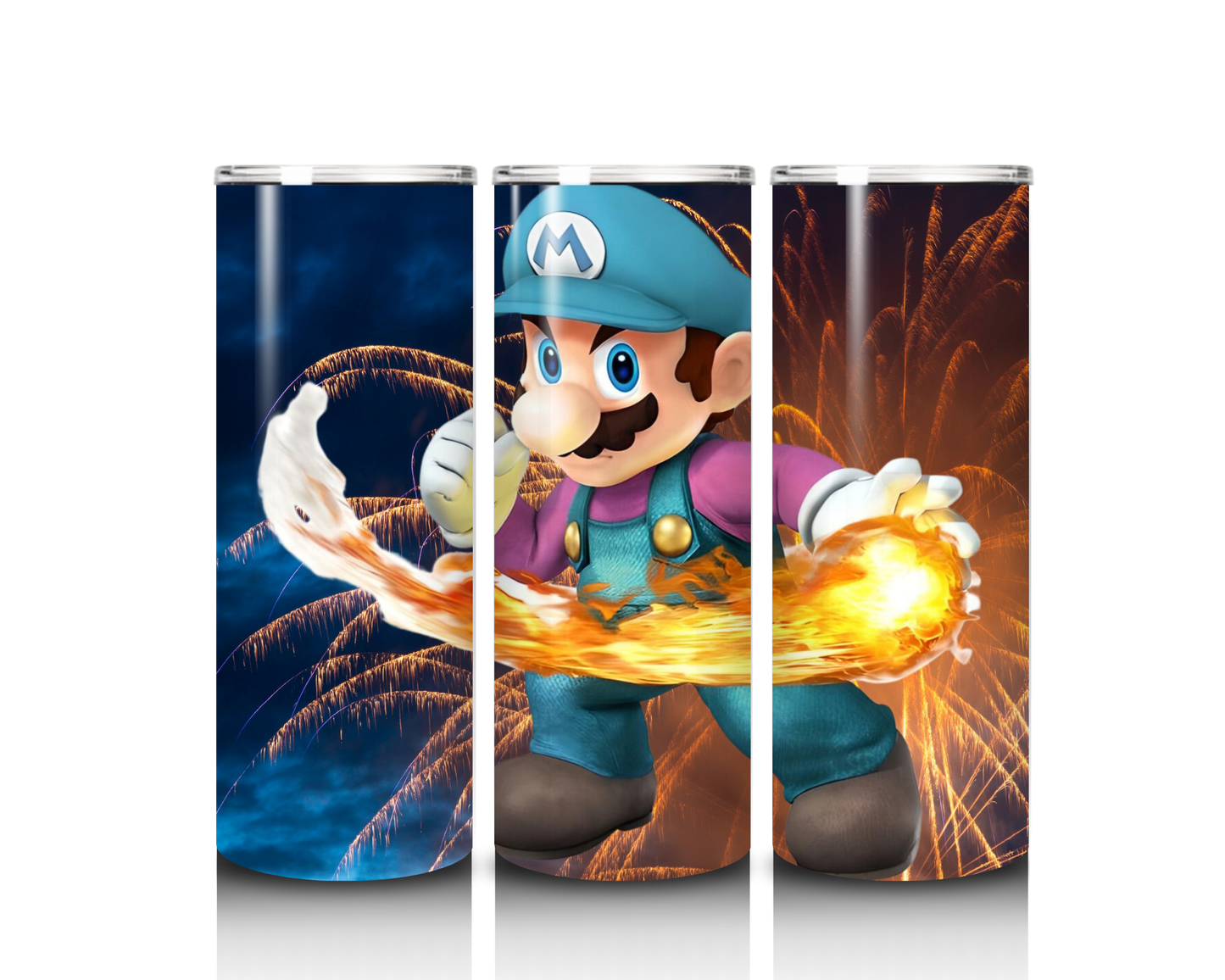 20 oz Super Mario Fireball Tumbler