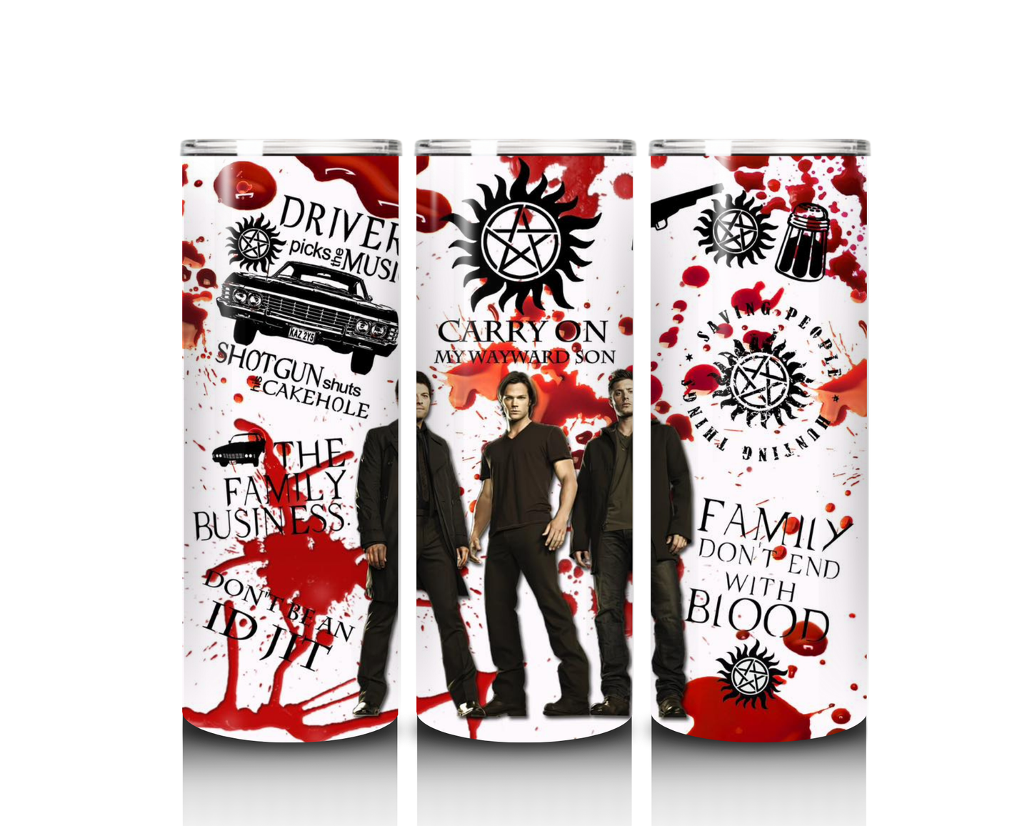20 oz Supernatural Quotes Tumbler