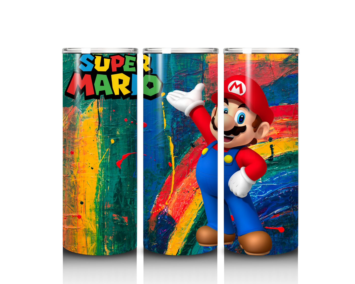 20 oz Rainbow Mario Tumbler