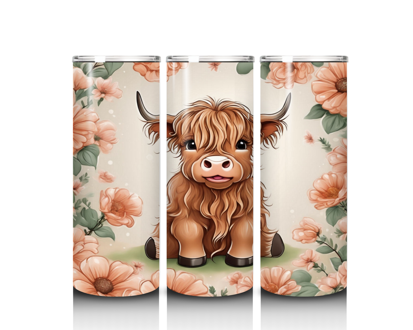 20 oz Baby Highland Cow Tumbler