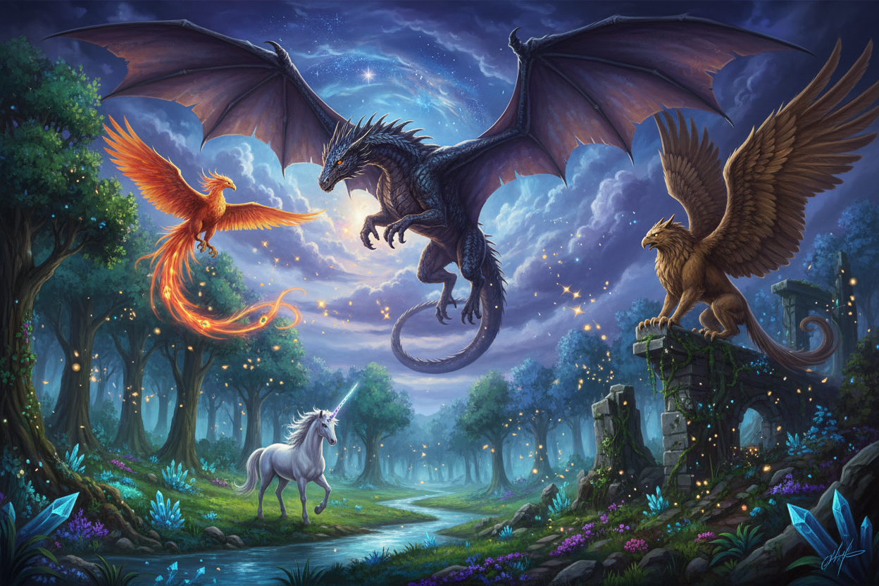 DRAGONS and Mythical Creatures