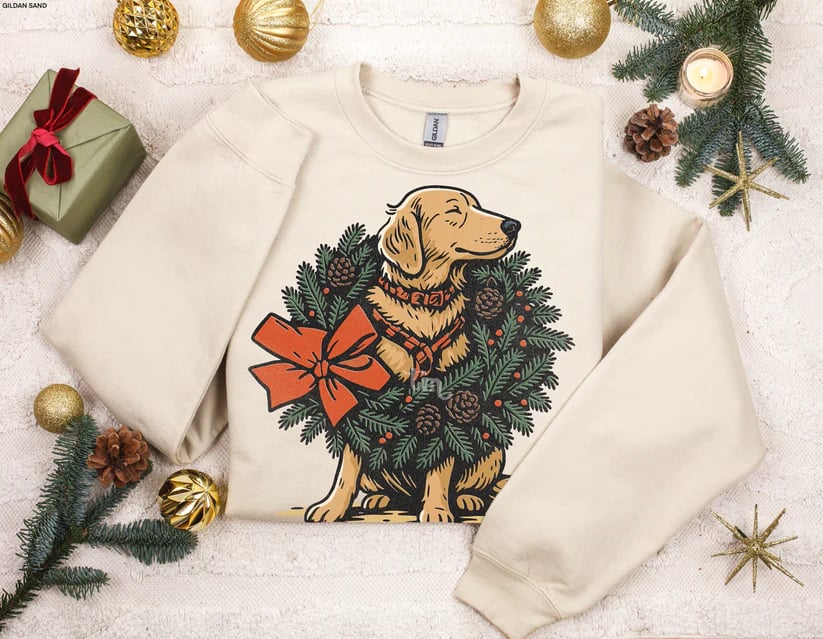 Golden Christmas Shirt (short sleeve)