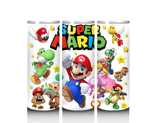 20 oz Mario World Tumbler
