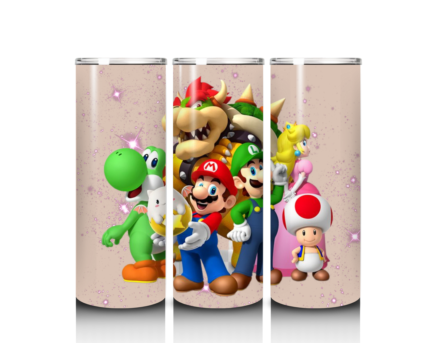 20 oz Mario Bros Gang Tumbler