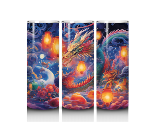 20 oz Lantern Dragon Tumbler