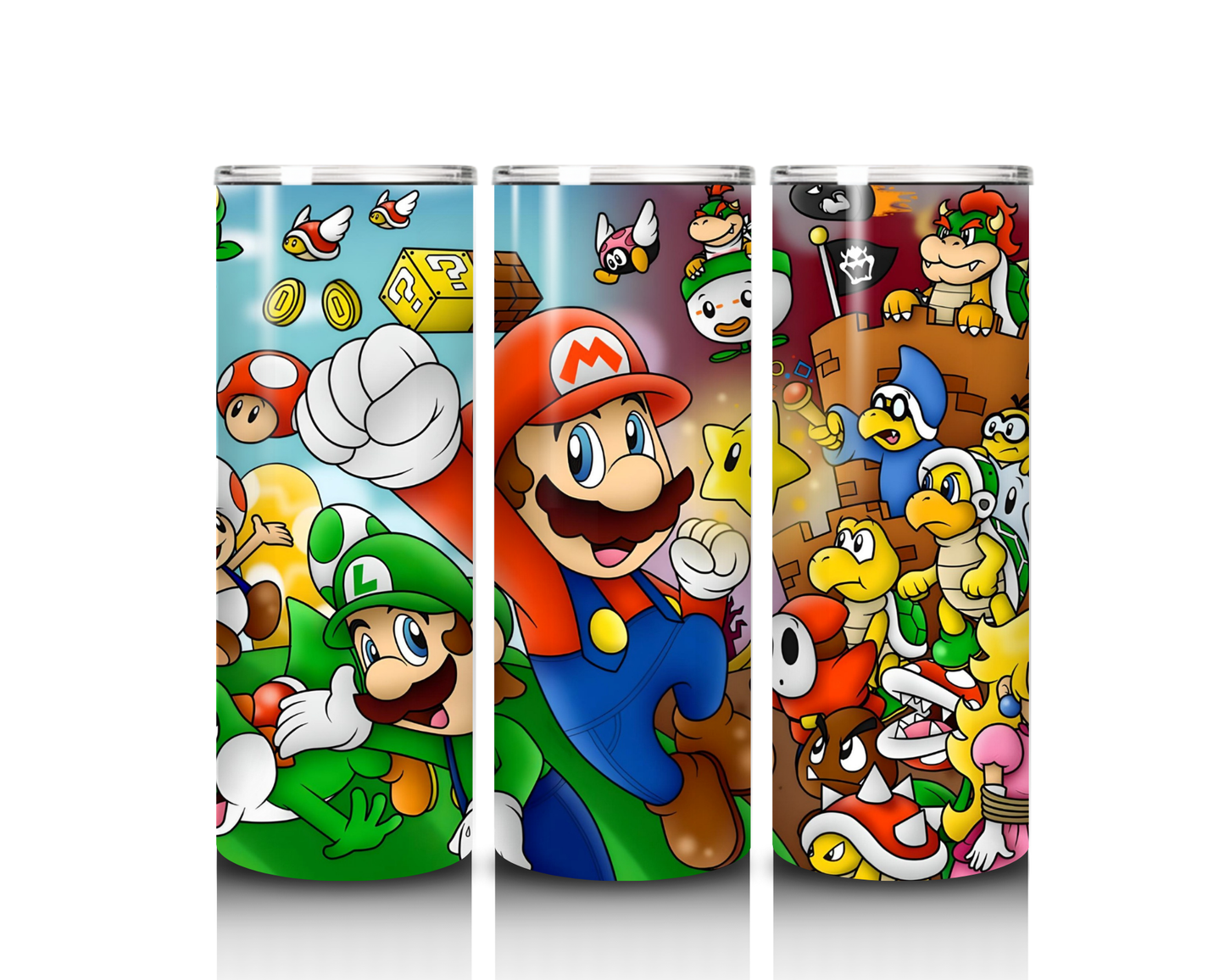 20 oz Mario World Tumbler