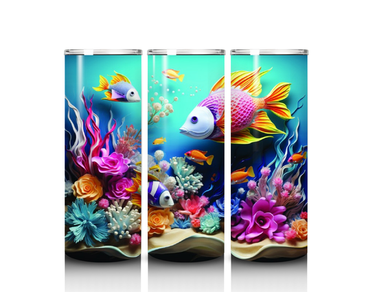 20 oz Fish Tumbler