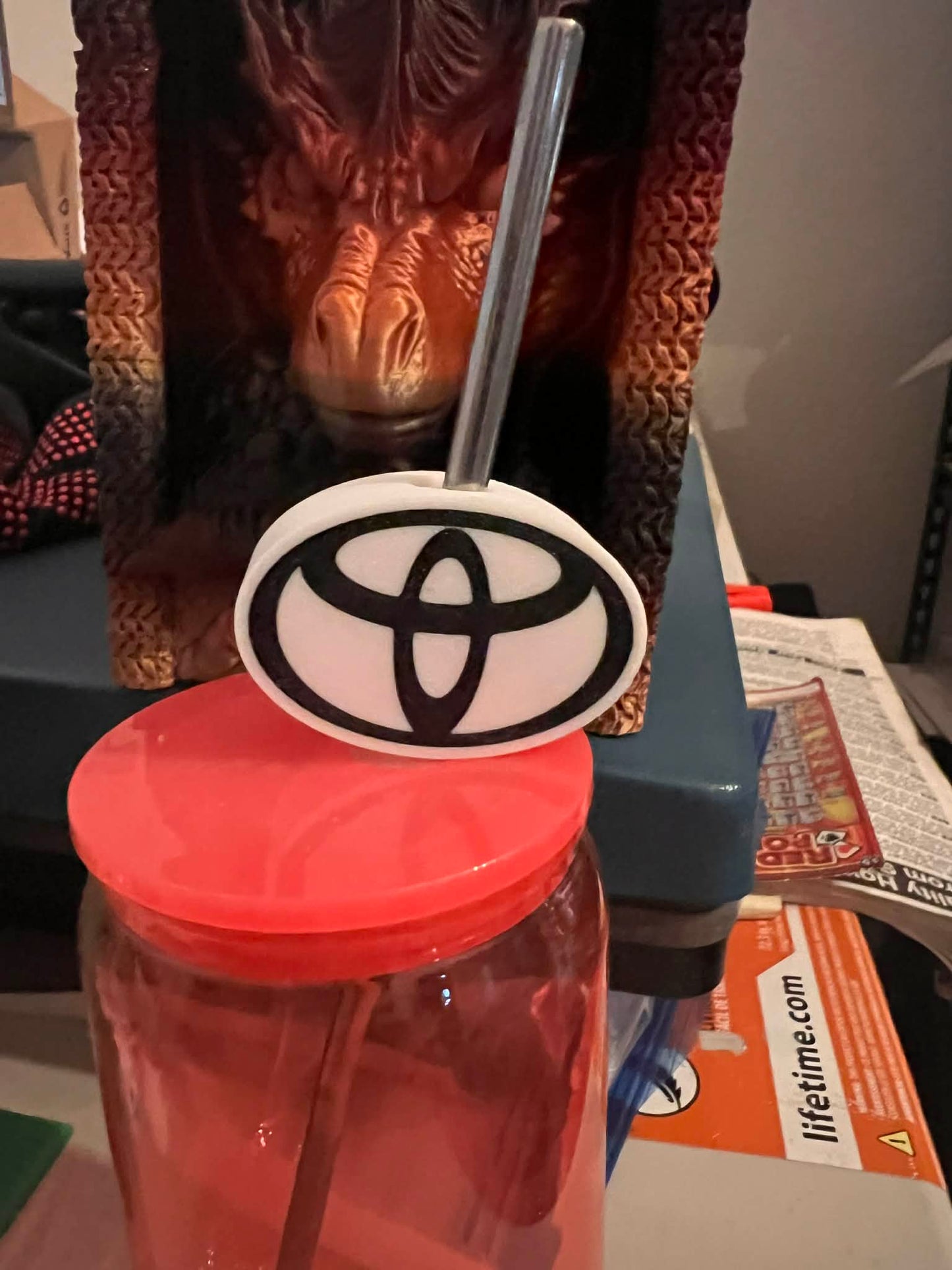Toyota Symbol Straw Topper