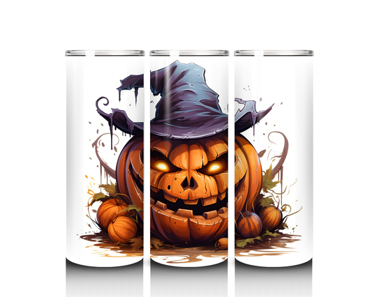 Scary Jack-O-Lantern Tumbler