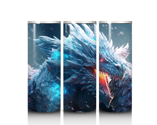 20 oz Ice Dragon Tumbler