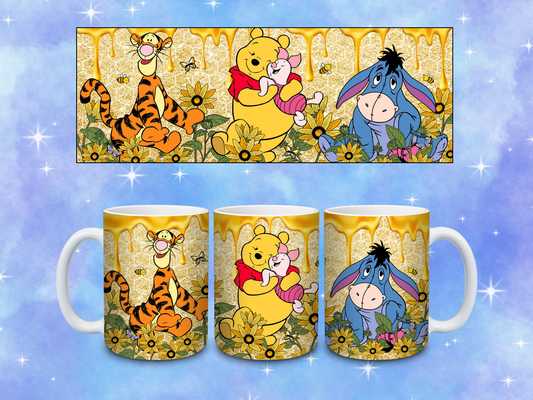 Pooh and Friends Coffee Mug