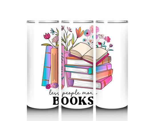 Less People, More Books Tumbler