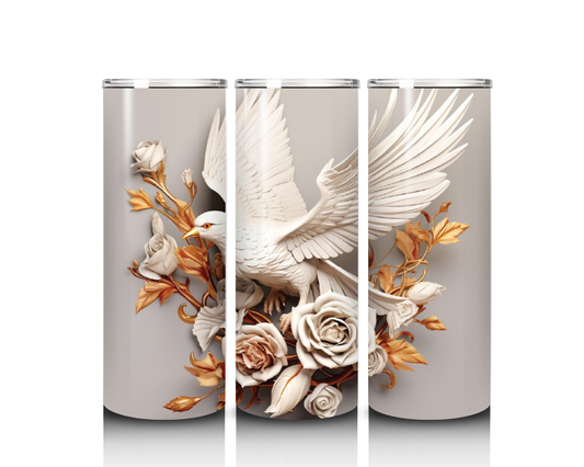 20 oz Dove Tumbler