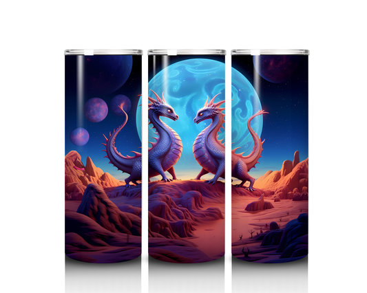 20 oz Moon Dragons Tumbler
