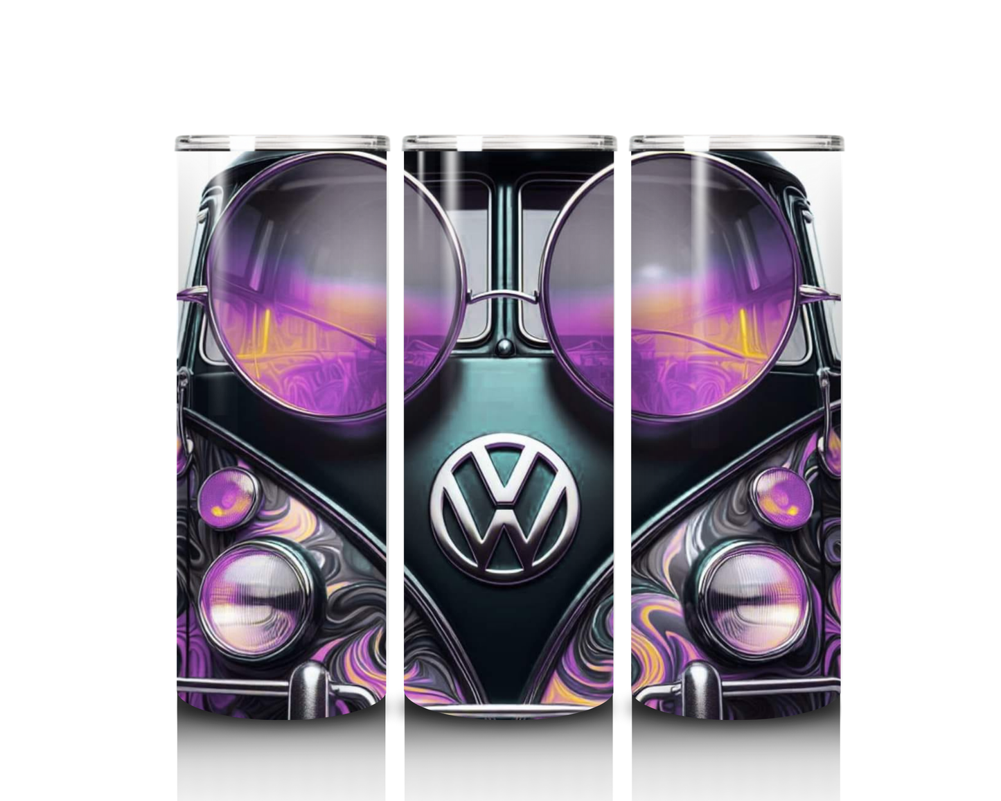 20 oz Purple VW Van Tumbler