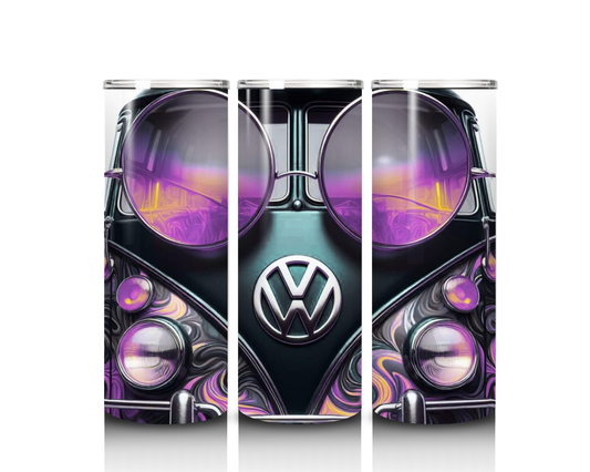 20 oz Purple VW Van Tumbler