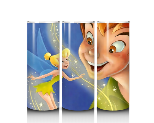 20 oz Peter Pan and Tinkerbell Tumbler