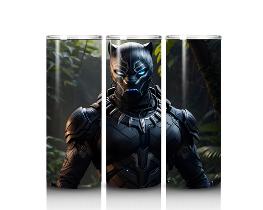 20 oz Black Panther Tumbler