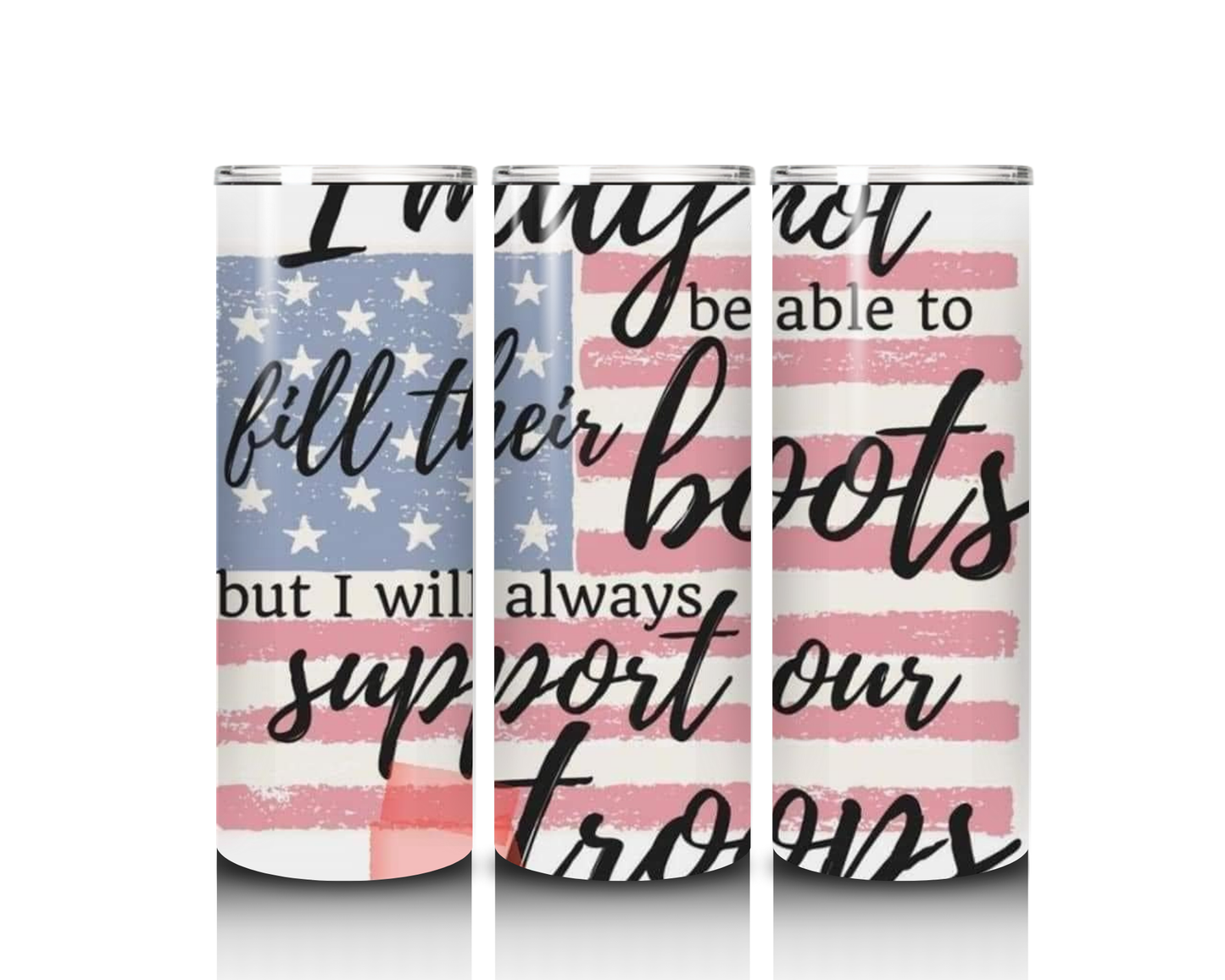 Support Our Troops Tumbler