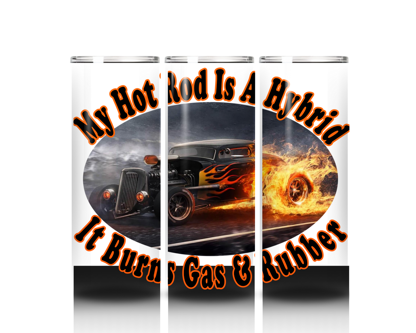 20 oz My Hotrod is a Hybrid Tumbler