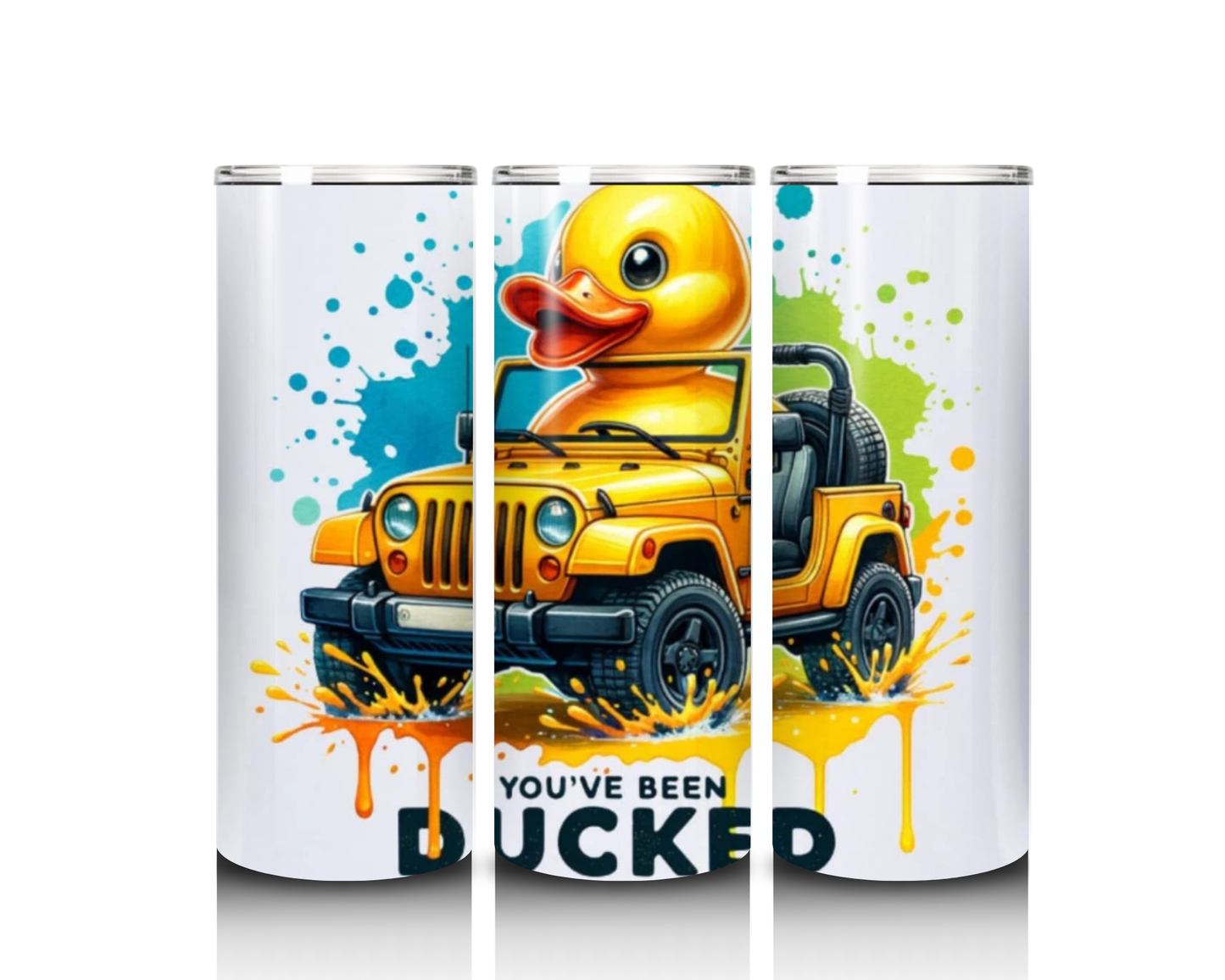 20 oz Jeep You Have Been Ducked Tumbler