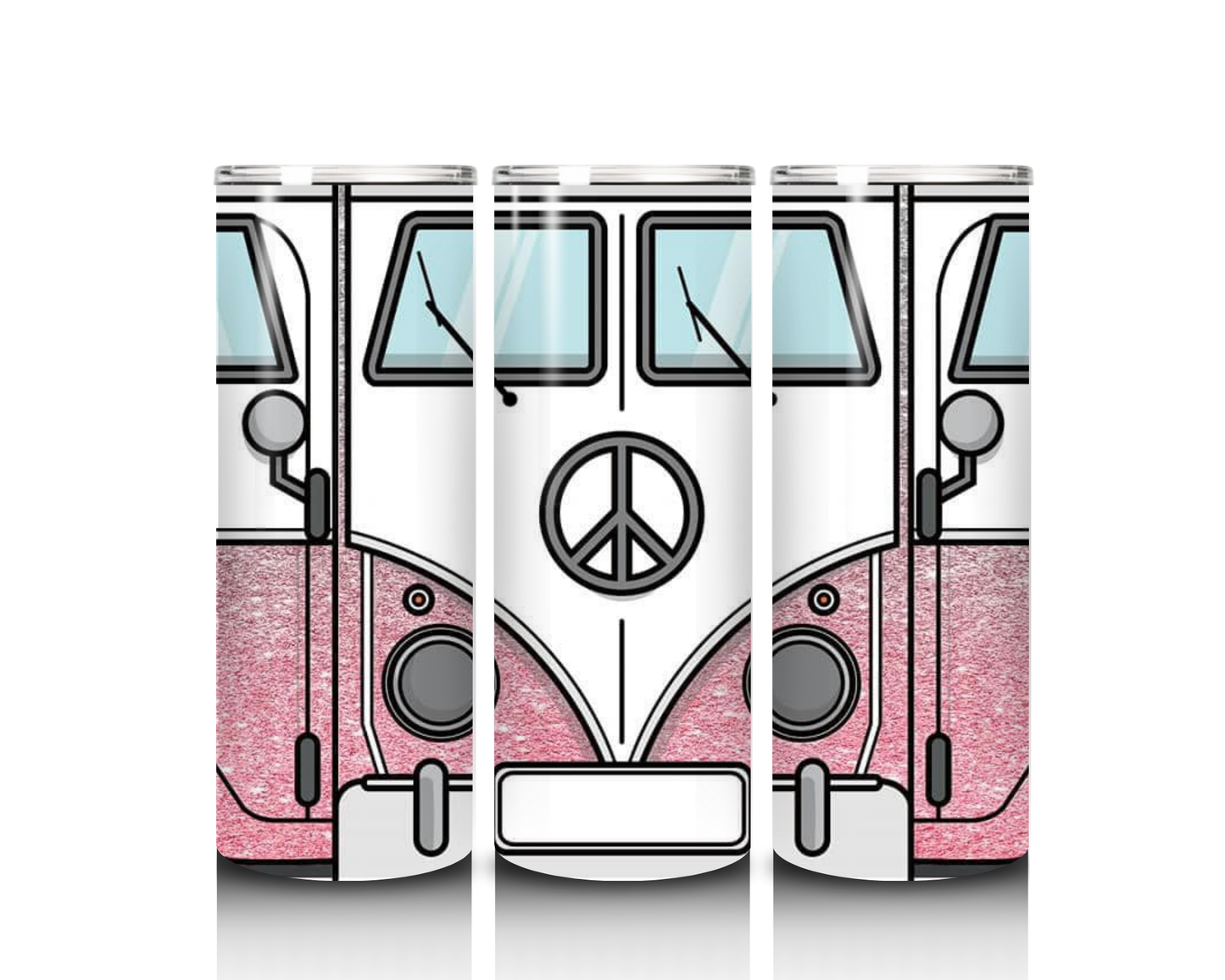 20 oz Pink VW Van Tumbler