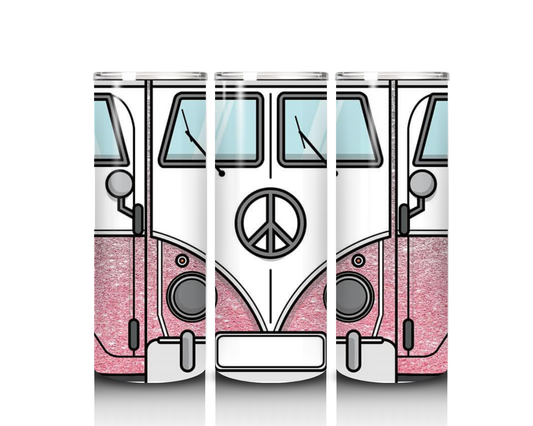 20 oz Pink VW Van Tumbler