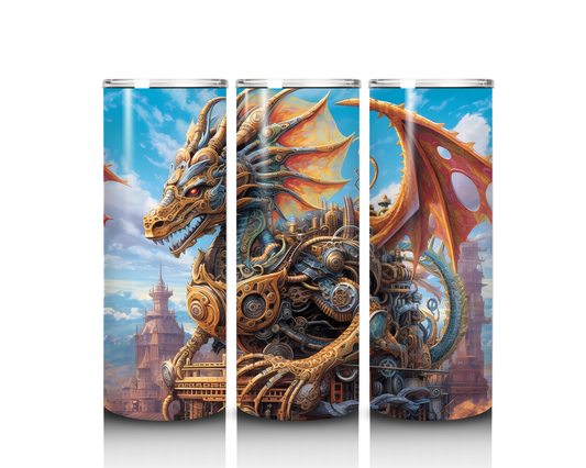 20 oz Mechanical Dragon Tumbler