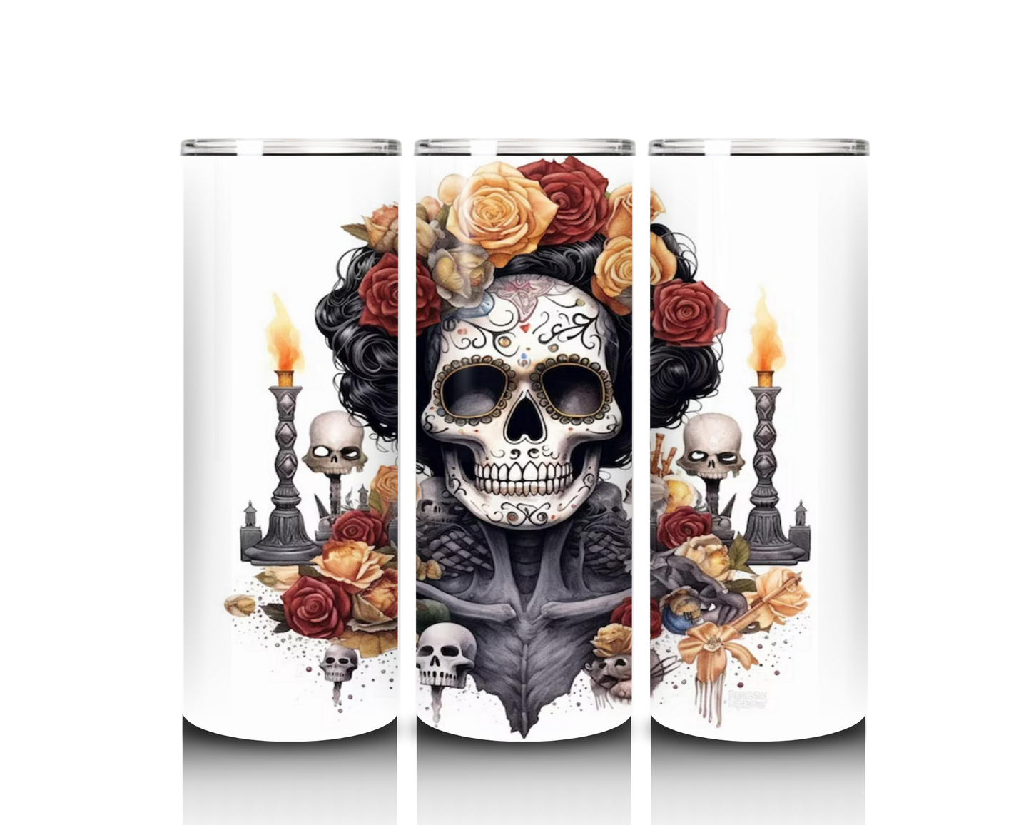 Day of the Dead Skull Alter Tumbler