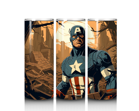 20 oz Captain America Tumbler