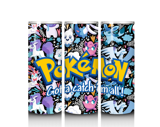 20 oz Gotta Catch Em All Tumbler