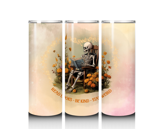 Read Books - Be Kind - Stay Weird Tumbler