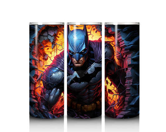 20 oz Shattered Batman Tumbler